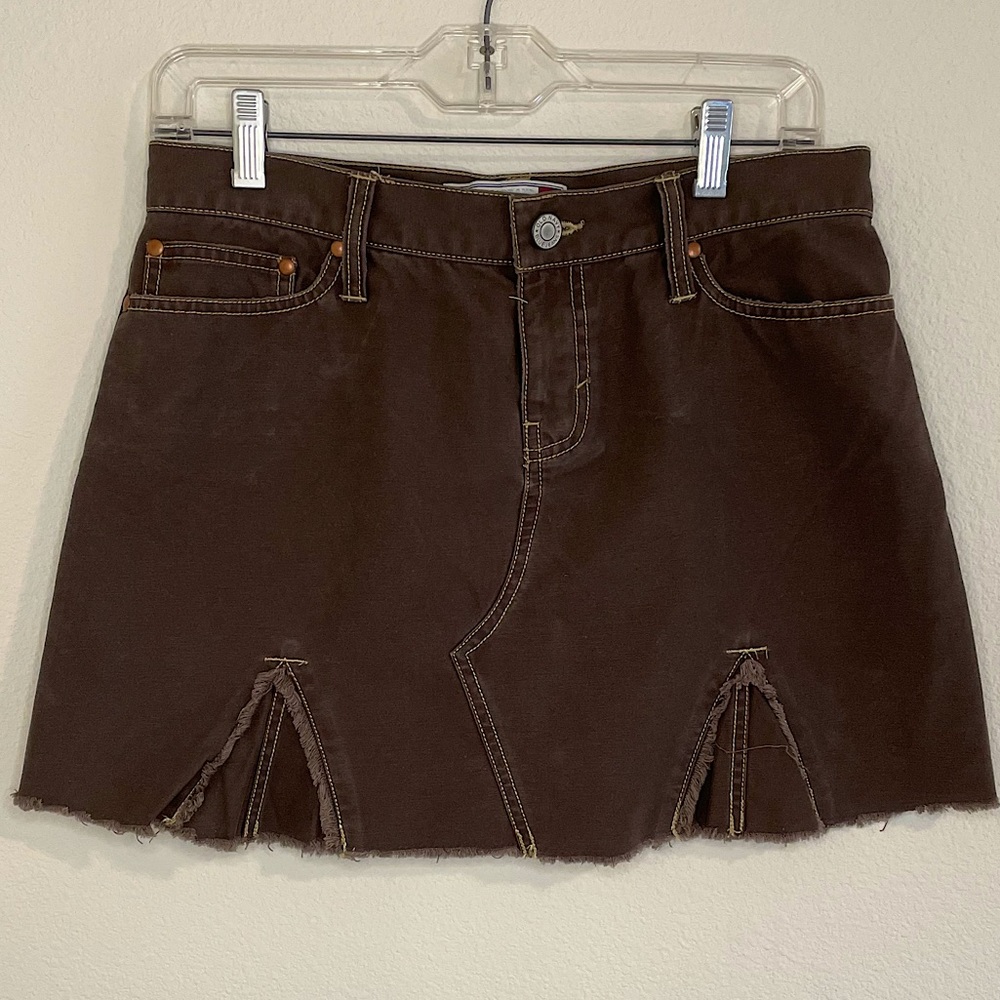 Ultra low waist skirt